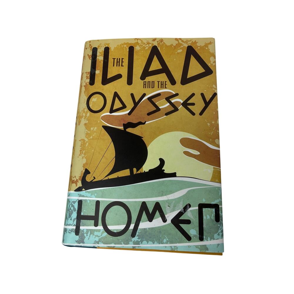 The Iliad and the Odyssey by Homer Hardcover Book Dust Jacket